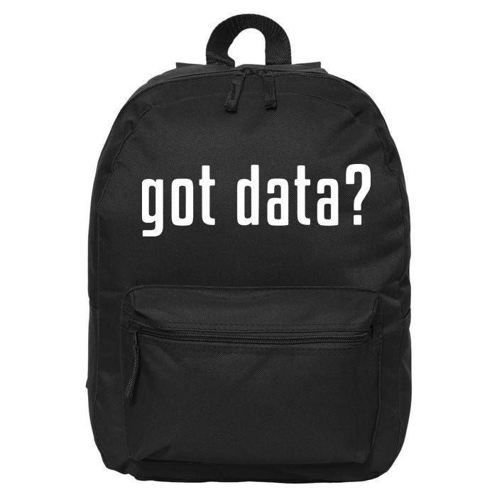 Funny Got Data MIS Data Systems Business Analyst 16 in Basic Backpack