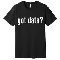 Funny Got Data MIS Data Systems Business Analyst Premium T-Shirt