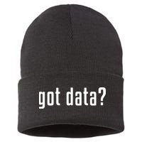 Funny Got Data MIS Data Systems Business Analyst Sustainable Knit Beanie