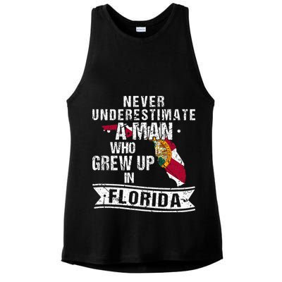 Flo Grown Design For Native Florida Ladies PosiCharge Tri-Blend Wicking Tank