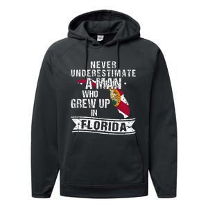 Flo Grown Design For Native Florida Performance Fleece Hoodie