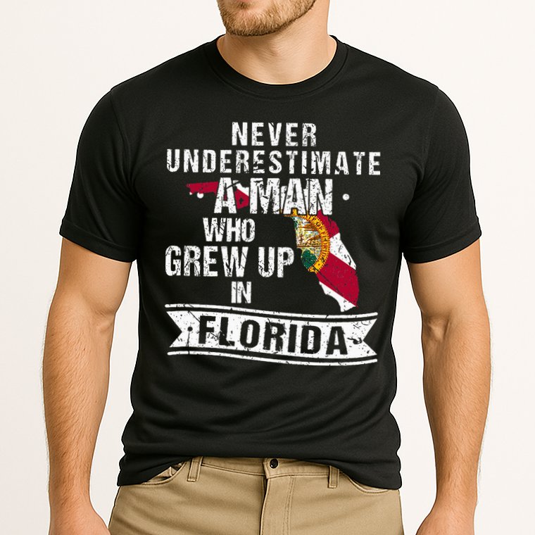 Flo Grown Design For Native Florida Cooling Performance Crew T-Shirt