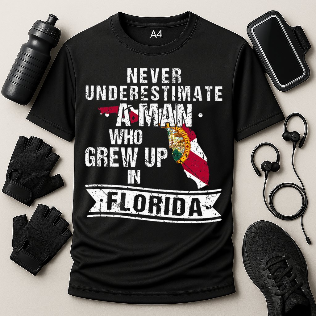 Flo Grown Design For Native Florida Cooling Performance Crew T-Shirt