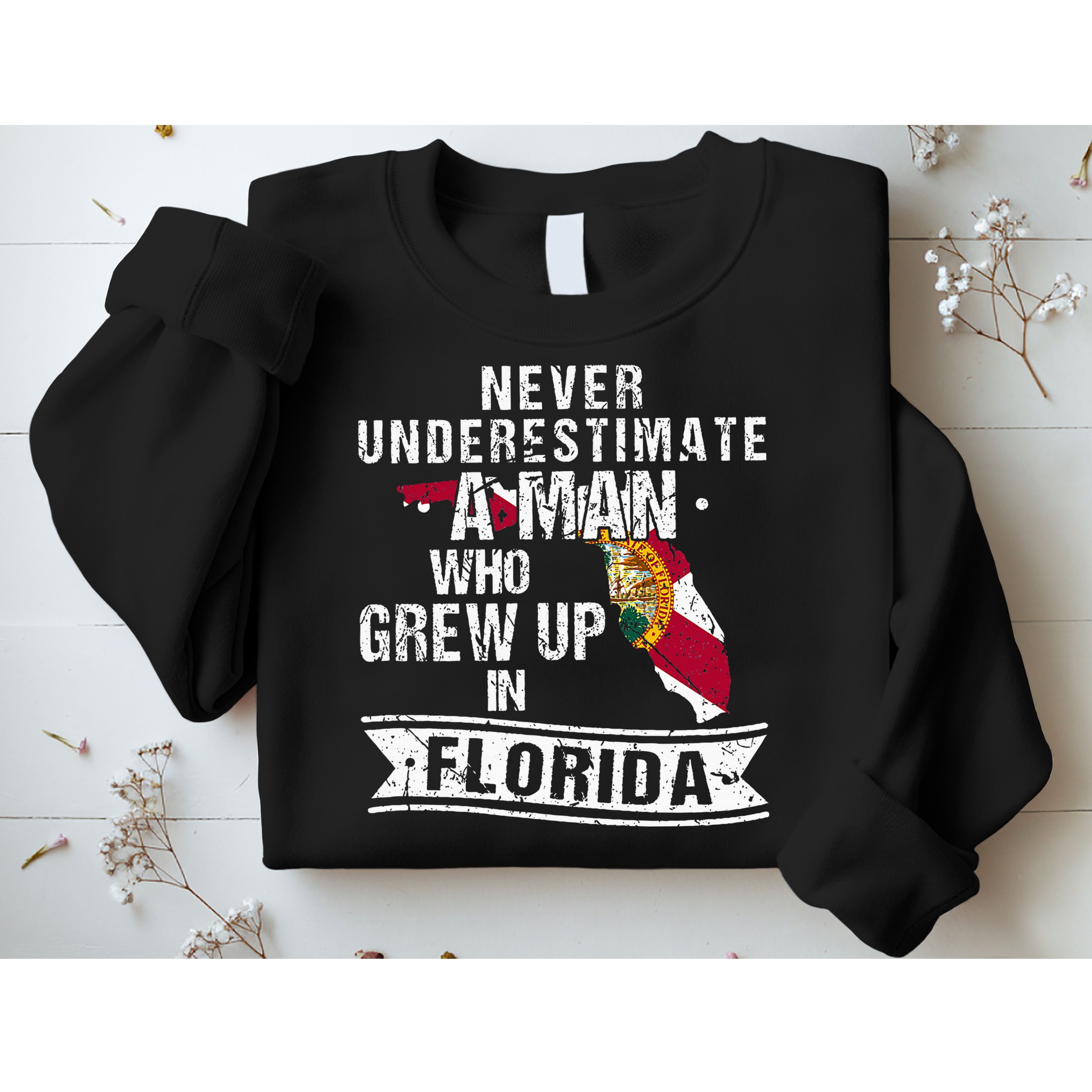 Flo Grown Design For Native Florida Sweatshirt