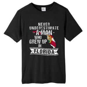 Flo Grown Design For Native Florida Tall Fusion ChromaSoft Performance T-Shirt