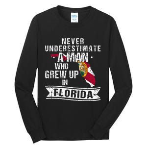 Flo Grown Design For Native Florida Tall Long Sleeve T-Shirt