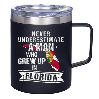 Flo Grown Design For Native Florida 12oz Stainless Steel Coffee Mug