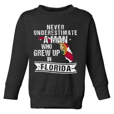 Flo Grown Design For Native Florida Toddler Sweatshirt