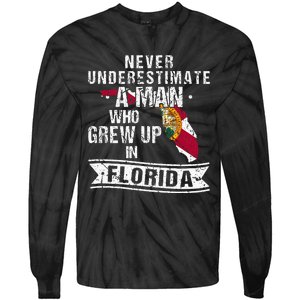 Flo Grown Design For Native Florida Tie-Dye Long Sleeve Shirt