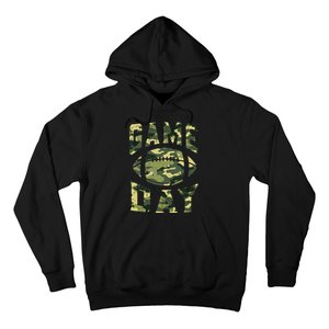 Football Game Day Camo Flag Patriotic Usa Camouflage Hoodie