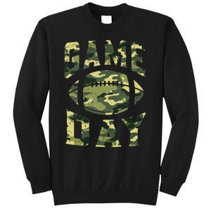 Football Game Day Camo Flag Patriotic Usa Camouflage Sweatshirt