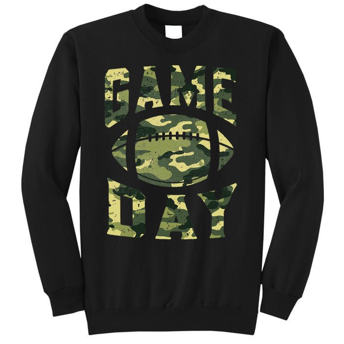 Football Game Day Camo Flag Patriotic Usa Camouflage Sweatshirt