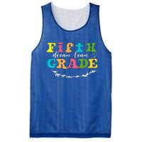 Fifth Grade Dream Team Teacher Students Back To School Mesh Reversible Basketball Jersey Tank