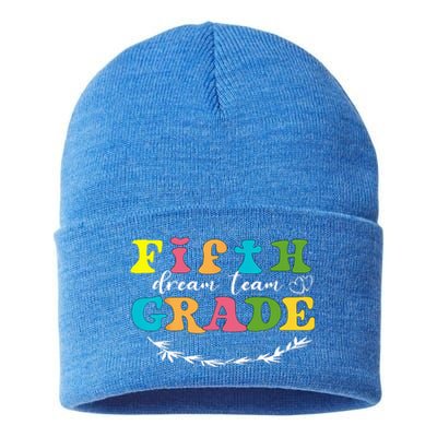 Fifth Grade Dream Team Teacher Students Back To School Sustainable Knit Beanie