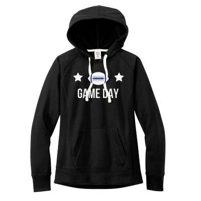 Football Game Day Design For Mom Dad Brother Sister Birthday Women's Fleece Hoodie