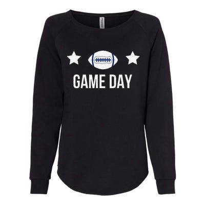 Football Game Day Design For Mom Dad Brother Sister Birthday Womens California Wash Sweatshirt