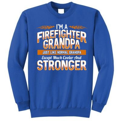 Firefighter Gift Danger Firetruck Backfire Fire Burn Cool Gift Tall Sweatshirt