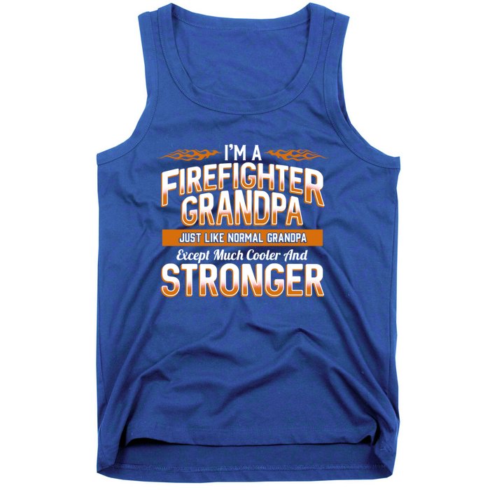 Firefighter Gift Danger Firetruck Backfire Fire Burn Cool Gift Tank Top