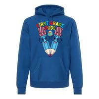 First Grade Dude First Day Of School First Grade Gift Premium Hoodie