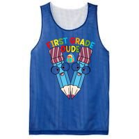 First Grade Dude First Day Of School First Grade Gift Mesh Reversible Basketball Jersey Tank