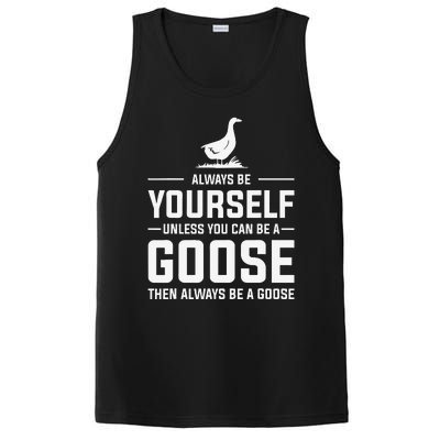 Funny Goose Design Always Be A Goose PosiCharge Competitor Tank