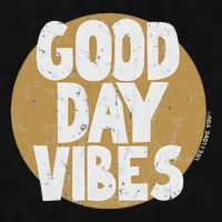 Fun Good Day Vibes Feel Good Design Positive Message Ladies PosiCharge Tri-Blend Wicking Tank
