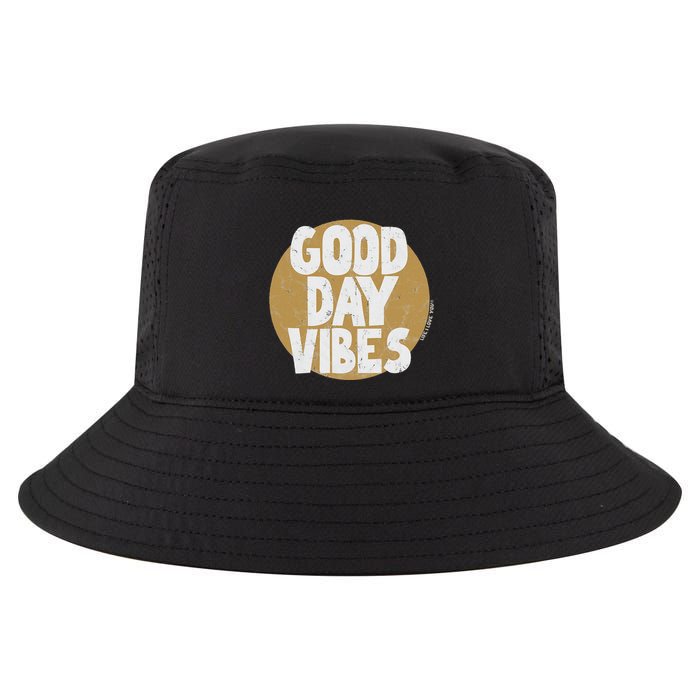 Fun Good Day Vibes Feel Good Design Positive Message Cool Comfort Performance Bucket Hat