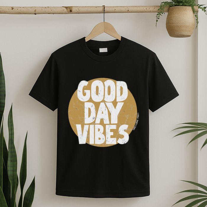 Fun Good Day Vibes Feel Good Design Positive Message T-Shirt