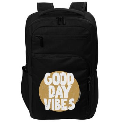Fun Good Day Vibes Feel Good Design Positive Message Impact Tech Backpack