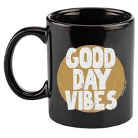 Fun Good Day Vibes Feel Good Design Positive Message 11oz C Handle Ceramic Mug