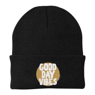 Fun Good Day Vibes Feel Good Design Positive Message Beanie
