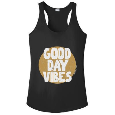 Fun Good Day Vibes Feel Good Design Positive Message Ladies PosiCharge Competitor Racerback Tank