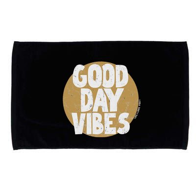 Fun Good Day Vibes Feel Good Design Positive Message Microfiber Hand Towel