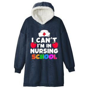 Funny Gift Design Idea Nursing School Gift Hooded Wearable Blanket