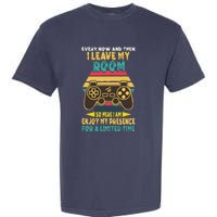 Funny Gamer Every Now And Then I Leave My Room Garment-Dyed Heavyweight T-Shirt