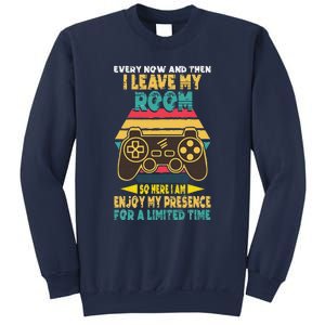 Funny Gamer Every Now And Then I Leave My Room Sweatshirt