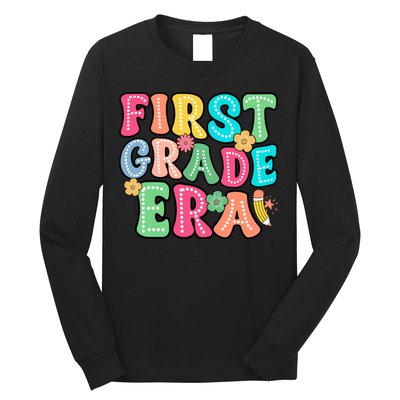 First Grade Era Back To School Print Long Sleeve Shirt