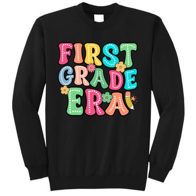 First Grade Era Back To School Print Sweatshirt