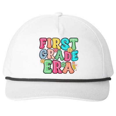 First Grade Era Back To School Print Snapback Five-Panel Rope Hat