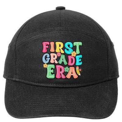 First Grade Era Back To School Print 7-Panel Snapback Hat