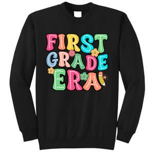 First Grade Era Back To School Print Tall Sweatshirt