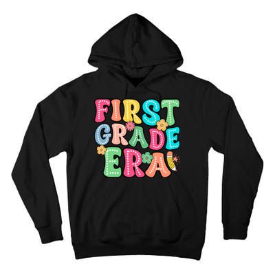 First Grade Era Back To School Print Tall Hoodie