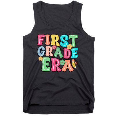 First Grade Era Back To School Print Tank Top