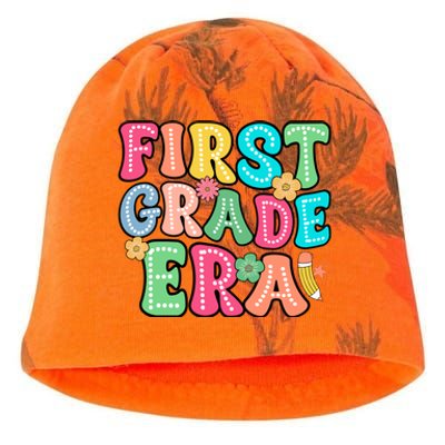 First Grade Era Back To School Print Kati - Camo Knit Beanie