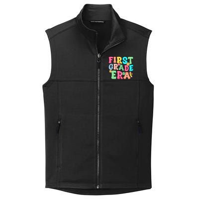 First Grade Era Back To School Print Collective Smooth Fleece Vest