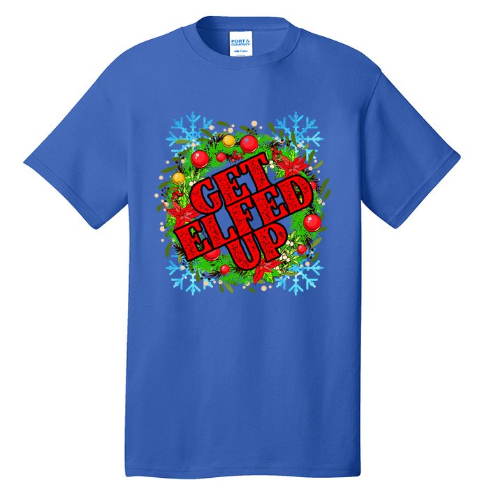 Funny Get Ed Up Christmas Ho Ho Ho Mistletoe Gift Tall T-Shirt