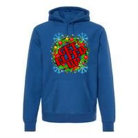 Funny Get Ed Up Christmas Ho Ho Ho Mistletoe Gift Premium Hoodie