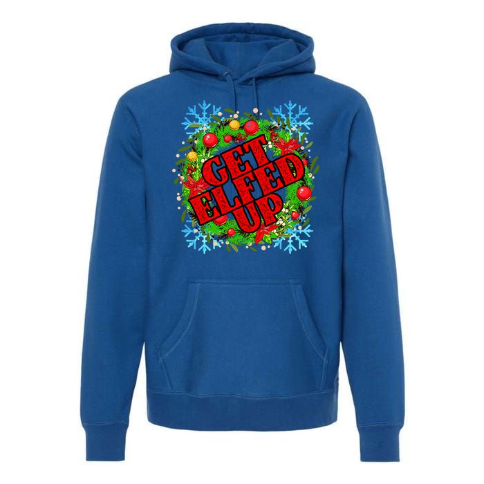 Funny Get Ed Up Christmas Ho Ho Ho Mistletoe Gift Premium Hoodie