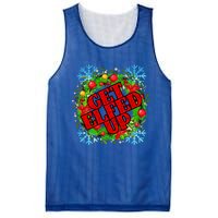 Funny Get Ed Up Christmas Ho Ho Ho Mistletoe Gift Mesh Reversible Basketball Jersey Tank