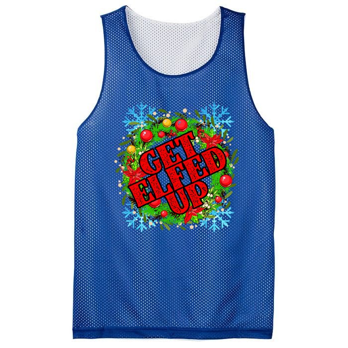 Funny Get Ed Up Christmas Ho Ho Ho Mistletoe Gift Mesh Reversible Basketball Jersey Tank